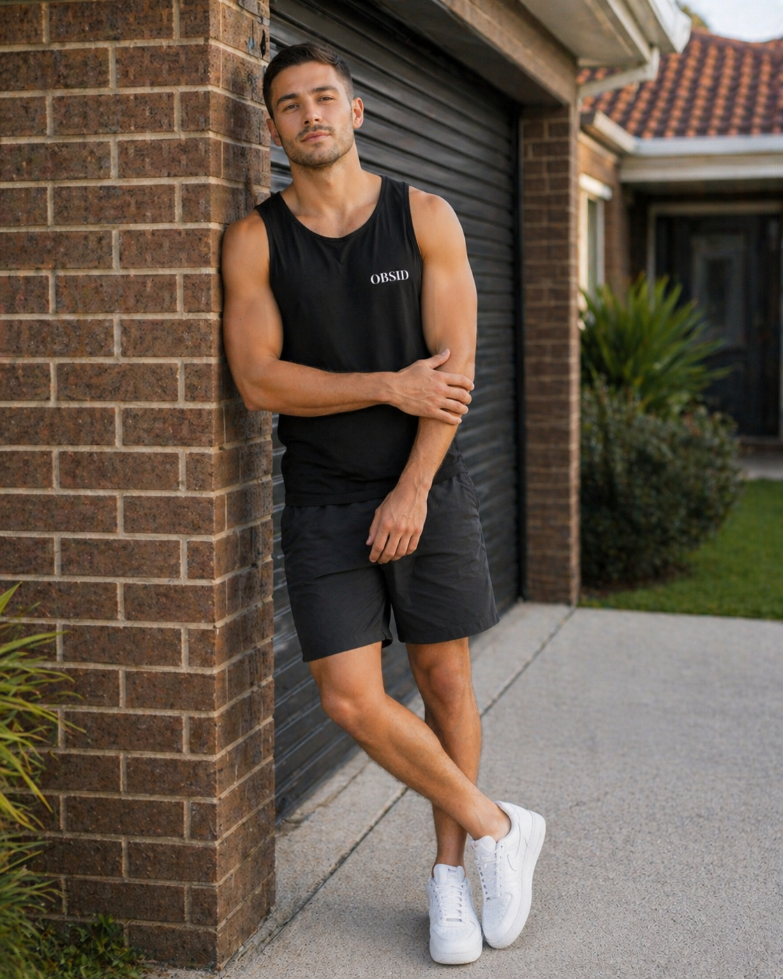 Obsid Black Tank Top