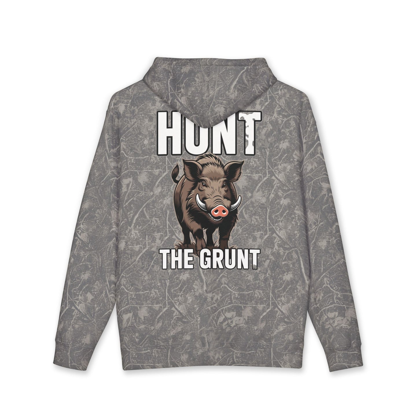 Hunt The Grunt Hoodie - Wild Boar Hunter Hooded Sweatshirt | Obsid Black Hunting Apparel