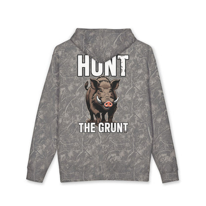 Hunt The Grunt Hoodie - Wild Boar Hunter Hooded Sweatshirt | Obsid Black Hunting Apparel