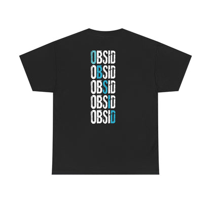 OBSID Icy Logo Tee — Black Streetwear Gym T-Shirt