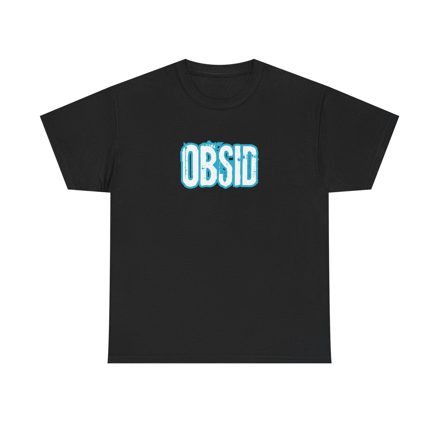 OBSID Icy Logo Tee — Black Streetwear Gym T-Shirt