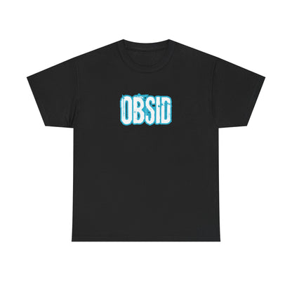 OBSID Icy Logo Tee — Black Streetwear Gym T-Shirt