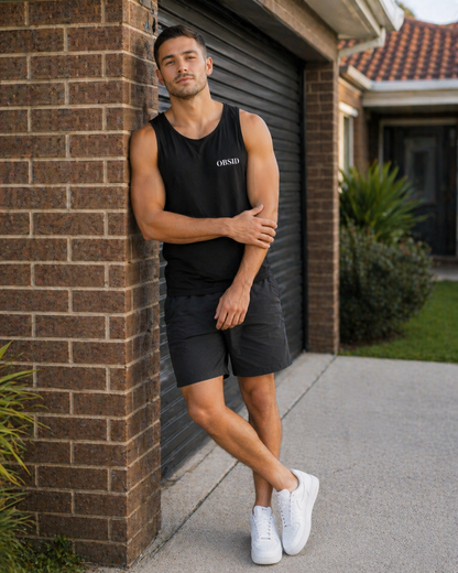 Obsid Black Tank Top
